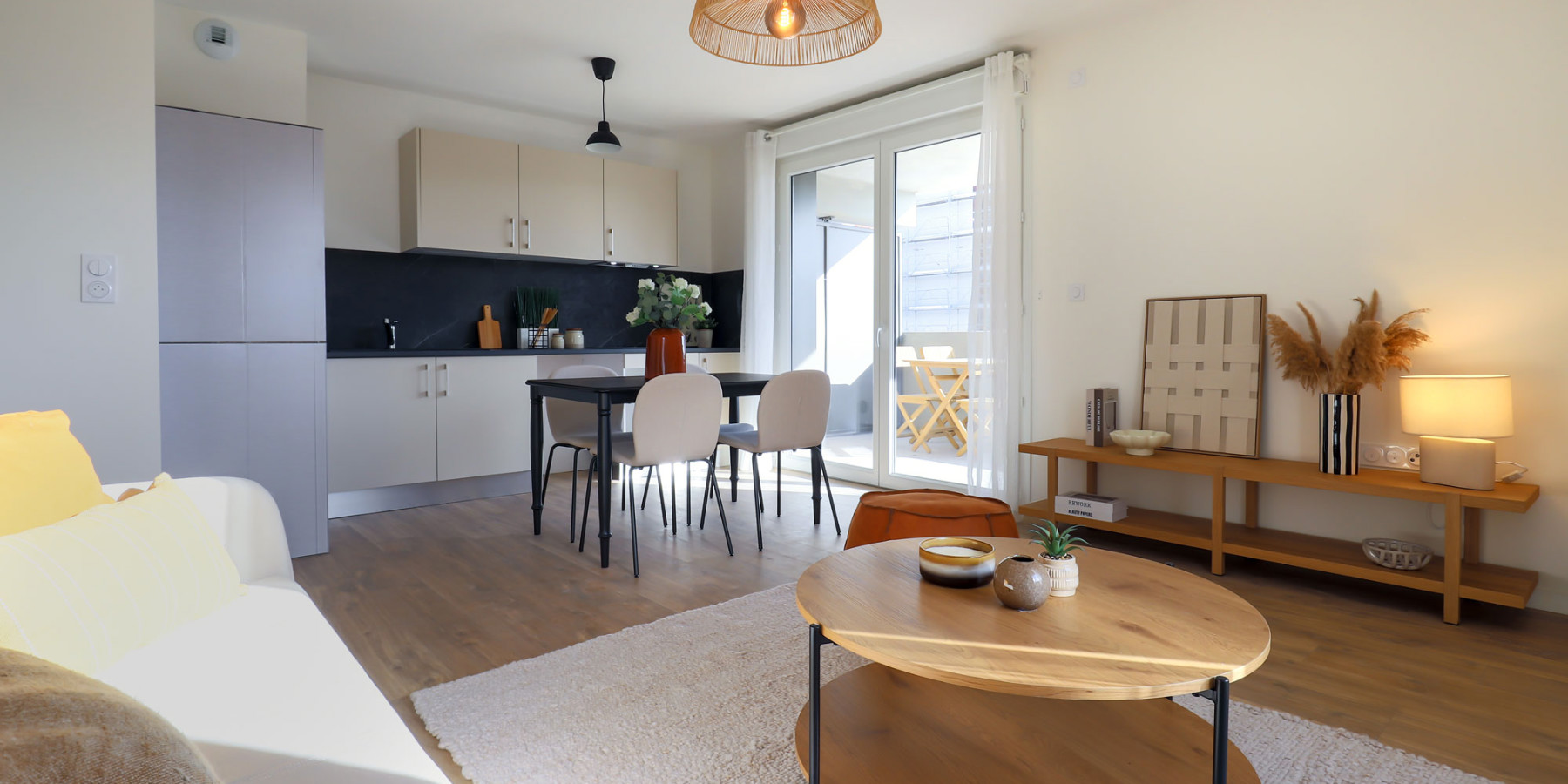 appartement neuf pers interieure salon fresh touch à toulouse