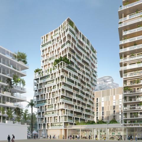 Vue extérieure Résidence Reva à Nice - quartier JOIA