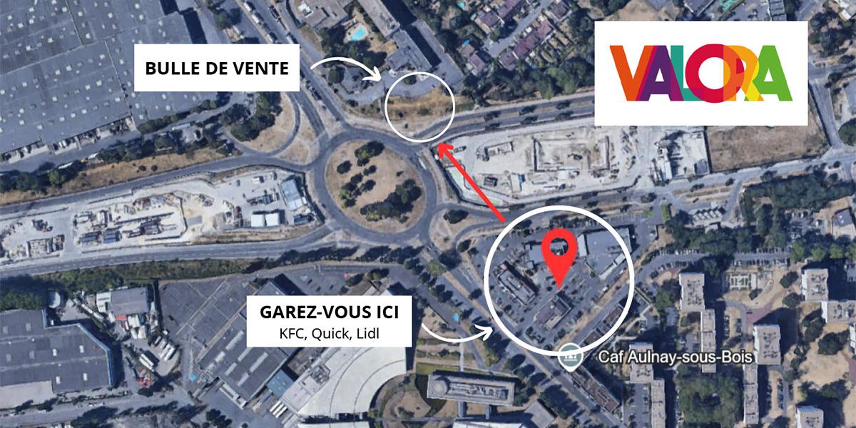 PARKING Espece de Vente Valora-Aulnay-ss-Bois