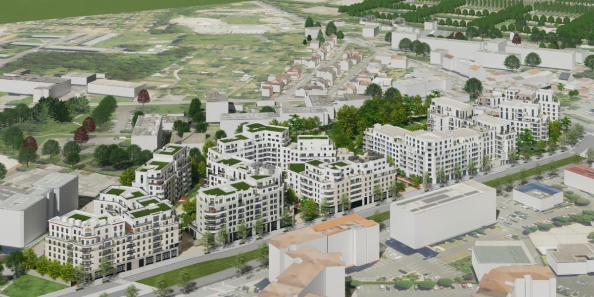 appartement neuf plan masse de la résidence City Art à Thiais 